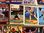 VTG Lot of 37 Hall of Fame Player's Sports Cards: Football Hockey Baseball Shaq