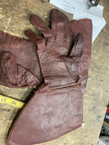 Vtg Paris Baler Gold medal Gloves med Cafe Racer Motorcycle Gauntlet Clothing