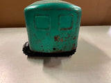 VTG 1950s Structo Construction Co Green Metal Power Scoop Shovel toy Rare