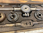 Vtg Lightning Tap Die Set 1940's USA Tools Auto Truck Machine shop Service Stati
