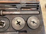 Vtg Lightning Tap Die Set 1940's USA Tools Auto Truck Machine shop Service Stati
