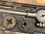 Vtg Lightning Tap Die Set 1940's USA Tools Auto Truck Machine shop Service Stati