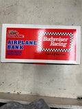 vtg racing champions Budweiser Bill Elliot #11 Airplane Diecast coin bank