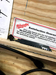 Milwaukee Sawzall With a Custom Built Wooden Box Reciprocating Saw New condition