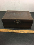 Vintage Sawyers View master-46 reels in humidor case antique 1940's collectible