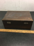 Vintage Sawyers View master-46 reels in humidor case antique 1940's collectible