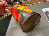 Vintage Packard Oil Gas Grease Can Collectible Antique car 5lb Motorcar Tin Lith