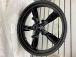 Black Dyna Front Mag Wheel 3.50x18 Switchback FLD Harley Midglide 5 spoke OEM