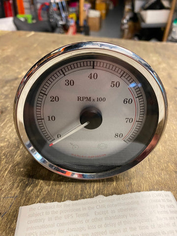 2004^ Harley Street Glide FLH Bagger Ultra Classic SILVER Tach Gauge 67459-04C