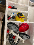 Vtg 1980's ROBOTIX Series R-1500 Robot Space ship Toy Game model mb Modular Educ