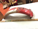 Honda XL XR 100 Vtg 1970s metal red rear fender motorcycle OEM