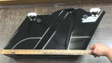 Vivid Black w/Lower Silver Pin Stripes Harley 1993-2013 Left Saddlebag NOS FLH