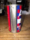 Vintage Can Of Steed Oil Conditioner, 5fl oz Sealed can Gas & Oil Checkered flag