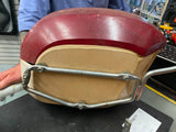 Vtg Saddlebags Buco Beck Small Motorcycle Harley Indian Triumph Cub BSA 1950's