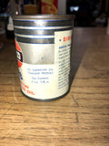 Vtg 1960's Small Amoco 586 Special Piston and Valve Stem Empty Oil Tin Can Bank