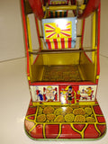 Vintage **J.CHEIN HERCULES FERRIS WHEEL Wind Up Lithograph Toy *GREAT GRAPHICS!