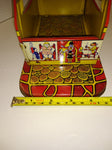 Vintage **J.CHEIN HERCULES FERRIS WHEEL Wind Up Lithograph Toy *GREAT GRAPHICS!