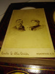 Antique Victorian Photo Album Tin Types Cabinet Photo's Deadwood 1860's Western!