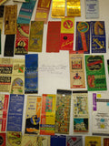 Vintage 75Pc. Matchbook Lot Restaurant Café Hawaii California Great Graphics! #2