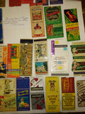 Vintage 75Pc. Matchbook Lot Restaurant Café Hawaii California Great Graphics! #2