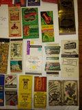 Vintage 75Pc. Matchbook Lot Restaurant Café Hawaii California Great Graphics! #2