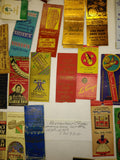 Vintage 75Pc. Matchbook Lot Restaurant Café Hawaii California Great Graphics! #2