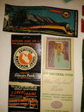 Vintage 54Pc Matchbook Lot *Great Graphics! *Yellowstone Park *Railroad *Beer #4