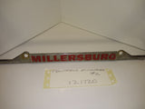 Vintage Troutman's Millersburg Pa License Plate Frame !960's 1970's
