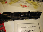 Vintage PENN LINE K-4 PACIFIC Pennsylvania Railroad Locomotive & Tender!! W/Box!