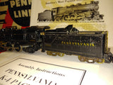 Vintage PENN LINE K-4 PACIFIC Pennsylvania Railroad Locomotive & Tender!! W/Box!