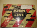 Vintage PENN LINE K-4 PACIFIC Pennsylvania Railroad Locomotive & Tender!! W/Box!