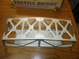 Vtg MARX TIN TOY TRESTLE BRIDGE 18" Orig Box Railroad Train Locomotive O Guage