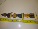 VTG 3Pc American Legion Medal Ribbon Military Delegat Philadelphia Greensburg Pa