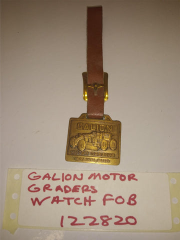 Vintage Galion Motor Graders Tandem Rollers Watch FOB Brass Excellent Condition!