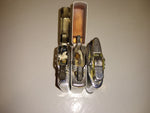 3 Pc Vintage Cigarette Lighter lot Unfired Barlow Advertising Lighter and Manor