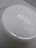Vintage Federal Heat Proof 2.5 Qt Blue Rose Mixing Bowl Casserole Baking Dish