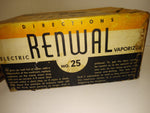 Vintage Renwal No.25 Electric Vaporizer Steamer with Steam Hood in Original Box