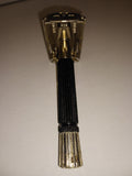 Vintage Gillette 1972 TTO Black Handle Safety Razor Date Code S-1 Great Shape!