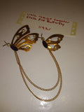 Vintage 12K Gold Filled Butterfly Sweater Scarf Pin by Linc Co. Very Nice!