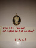 Vintage VanDell 12K Gold Filled Cameo Brooch Pendant Very Nice!