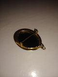 Vintage VanDell 12K Gold Filled Cameo Brooch Pendant Very Nice!