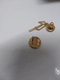 Vintage 12K Gold Filled WESTINGHOUSE 30 Year Tie Tack in Box Very Nice!