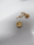 Vintage 12K Gold Filled WESTINGHOUSE 30 Year Tie Tack in Box Very Nice!