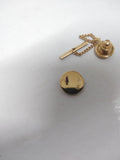 Vintage 12K Gold Filled WESTINGHOUSE 30 Year Tie Tack in Box Very Nice!