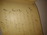 1889 Friendship Poetry Album Book antique Hand Written Post card Letters History
