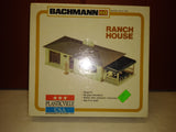 Vintage Bachmann Plasticville Ranch House 2618 Model Railroad Building New