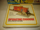 Vintage 3Pc Railroad Model Building Lot Switch Engine Caboose 12 Telephone Poles