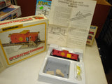 Vintage 3Pc Railroad Model Building Lot Switch Engine Caboose 12 Telephone Poles