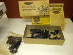 Vintage 3Pc Railroad Model Building Lot Switch Engine Caboose 12 Telephone Poles