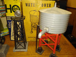 vtg Marx AHM Lot Floodlight, Water, and Signal Tower Landscape Trees Train